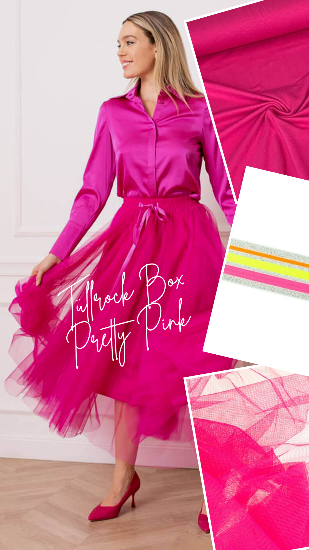Crew Box Tüllrock Sophia die Kleidermacherin Pretty Pink 