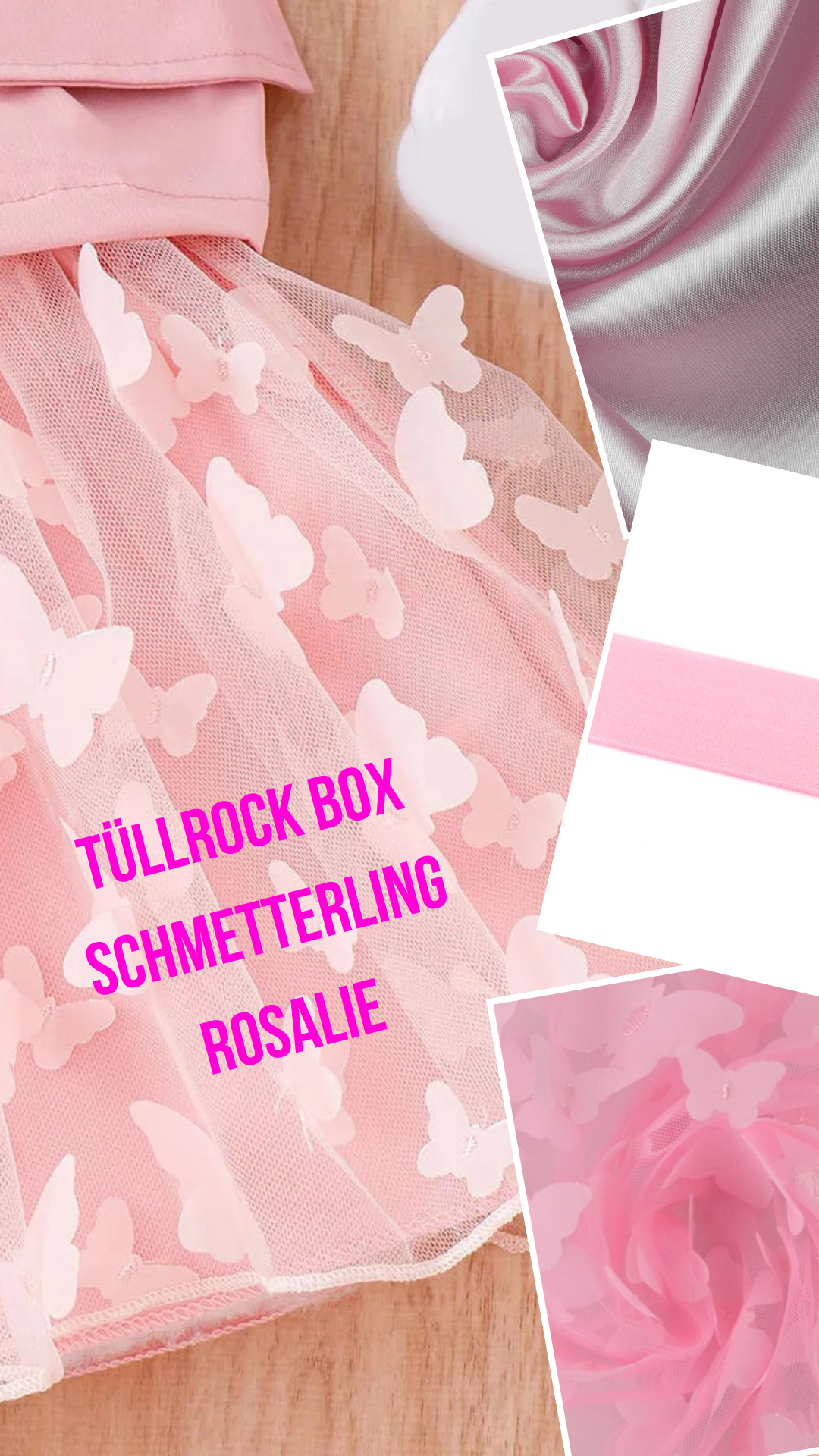 Crew Box Tüllrock Fairy Kinder die Kleidermacherin Schmetterling Rosalie 