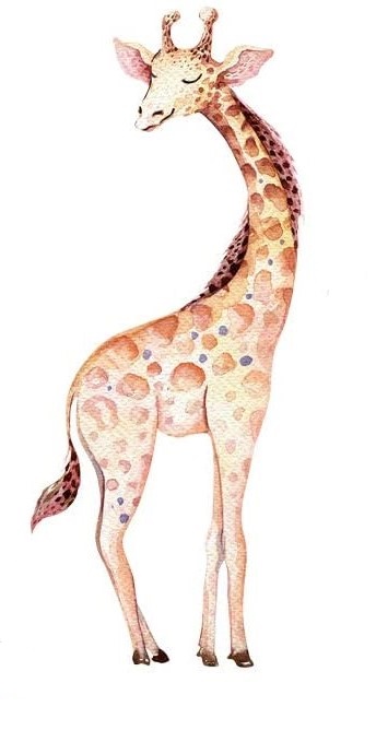 Bügelbild Giraffe 