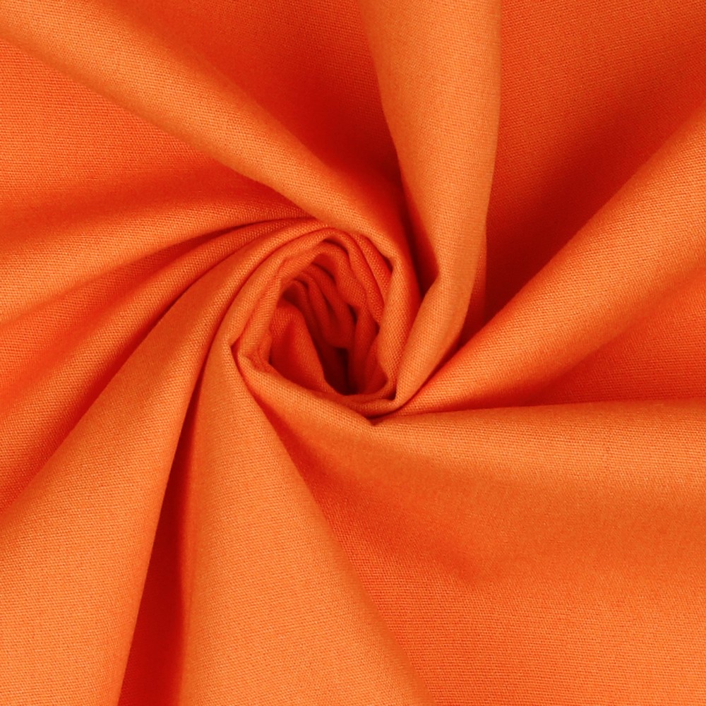 Deluxe  Soft Touch Bio Popeline Uni Orange